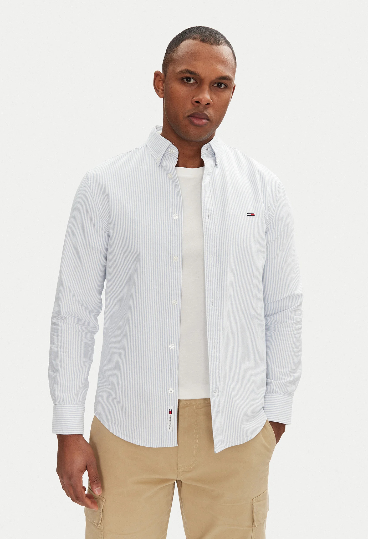 Camicia SLIM OXFORD STRIP Tommy Hilfiger
