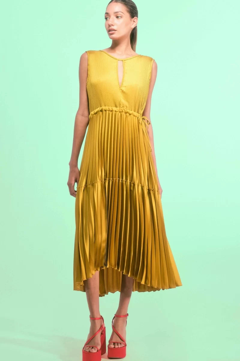 Abito lungo plissè Kaos