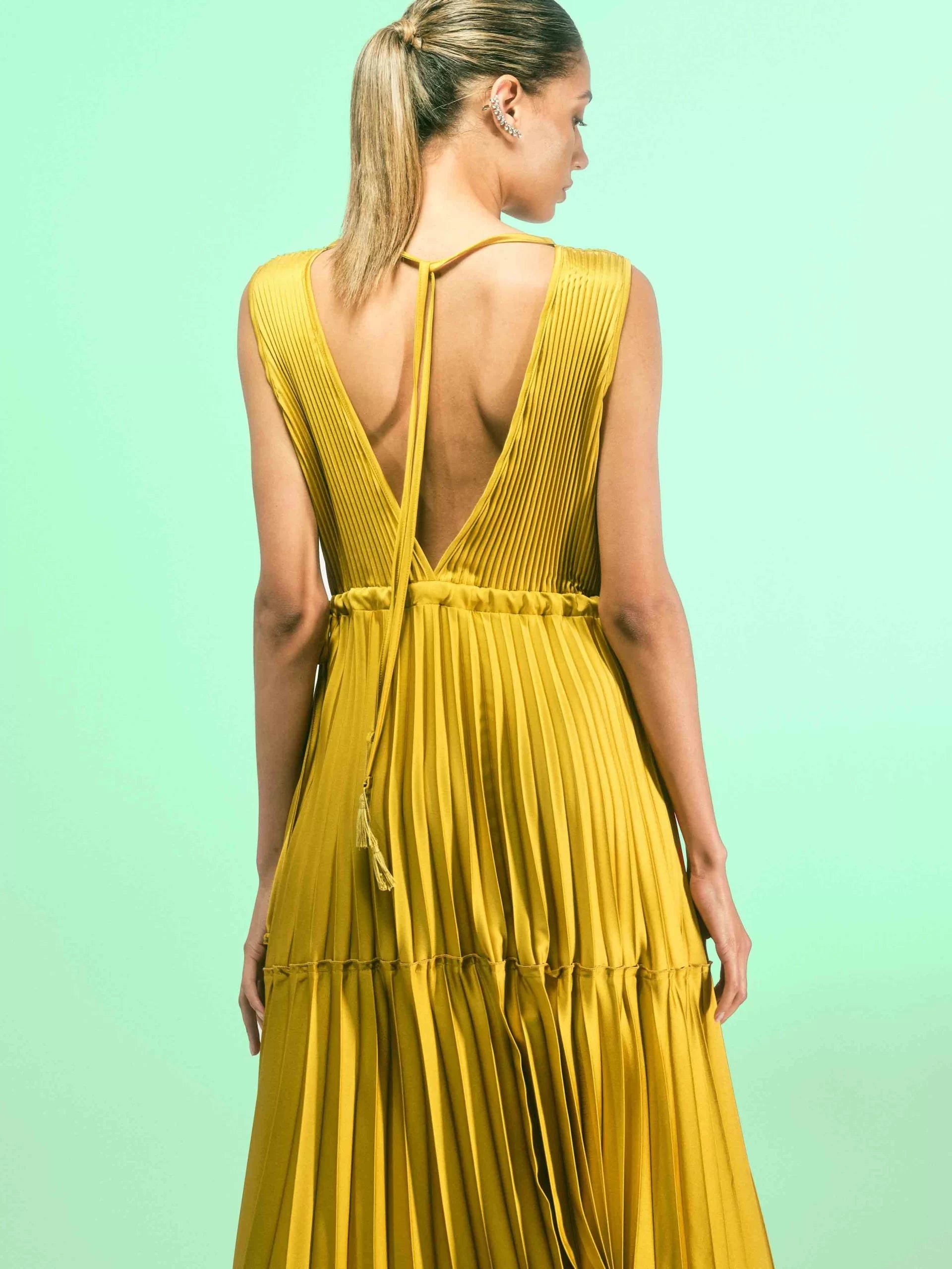 Abito lungo plissè Kaos