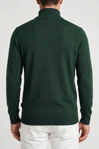 Maglione uomo Refrigue a collo alto e mezza zip