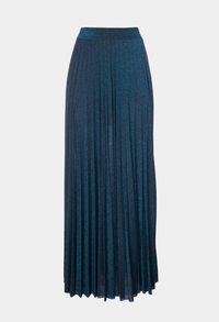 Gonna lunga plissé in lurex KAOS