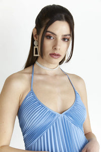 Maxi dress plissettato Kaos