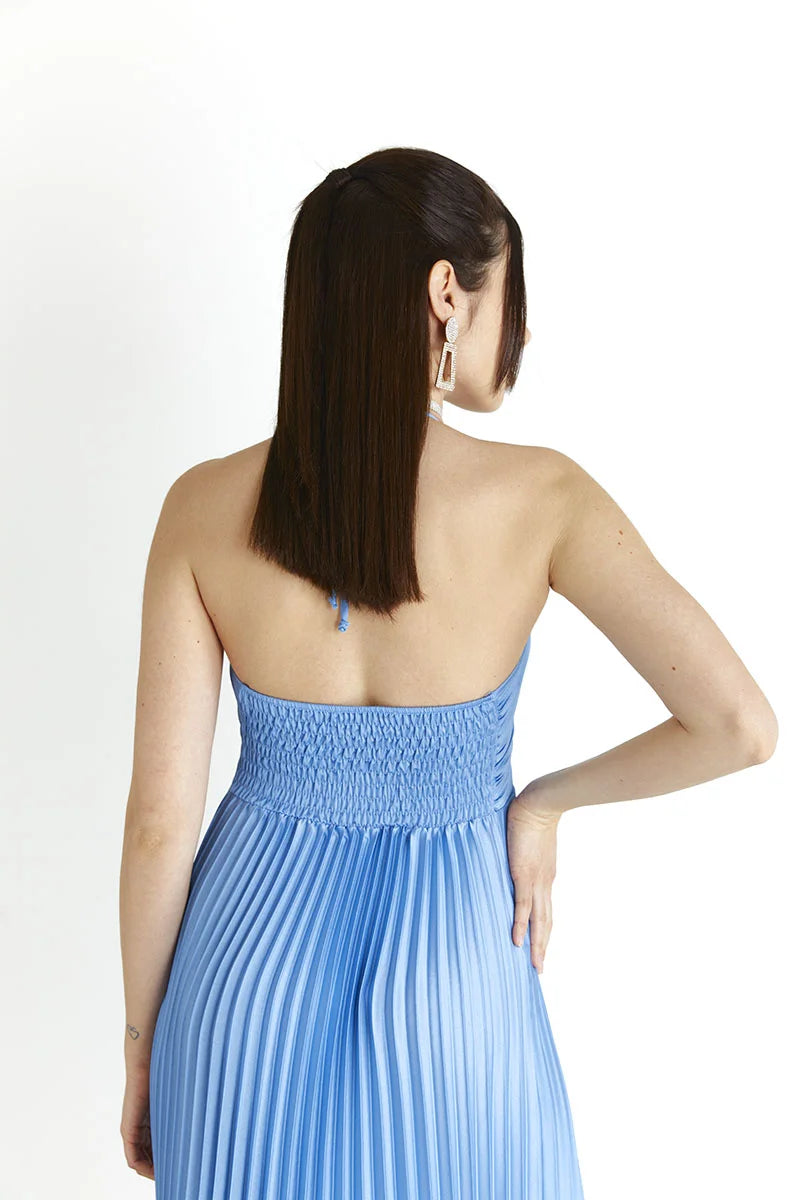 Maxi dress plissettato Kaos