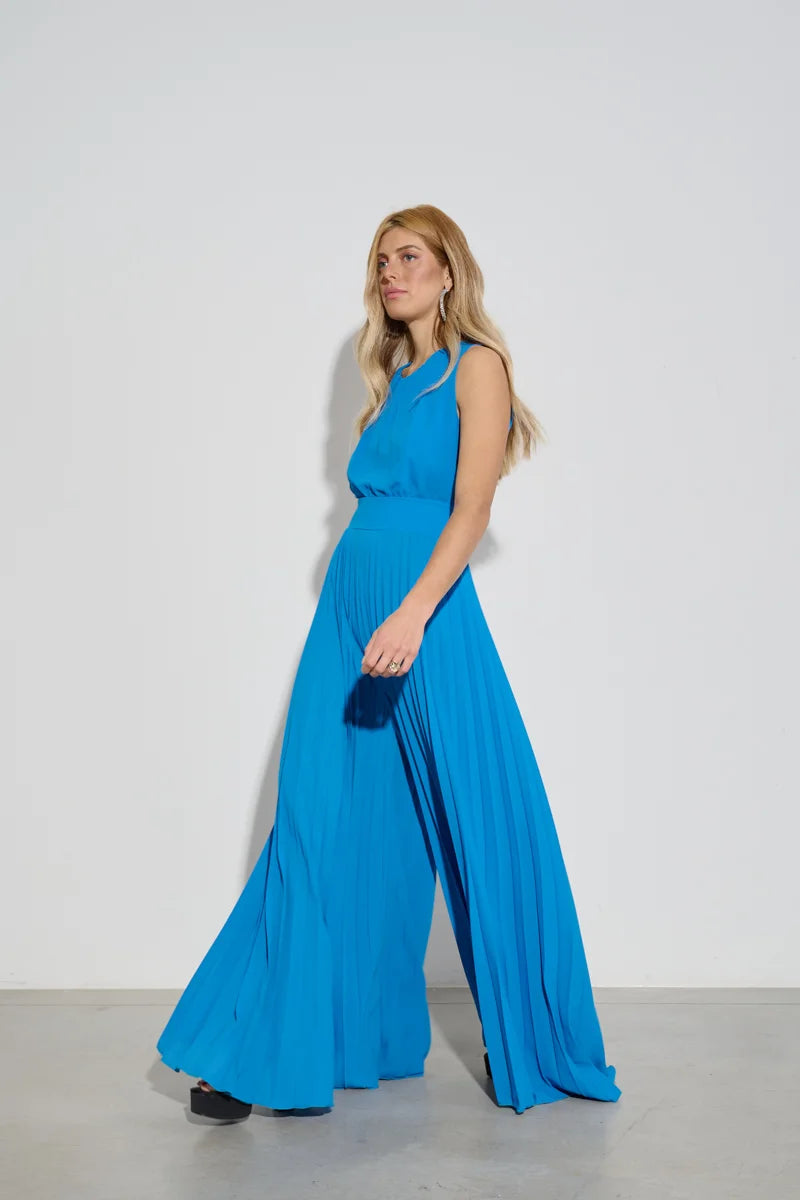 Tuta plissé in georgette Kaos