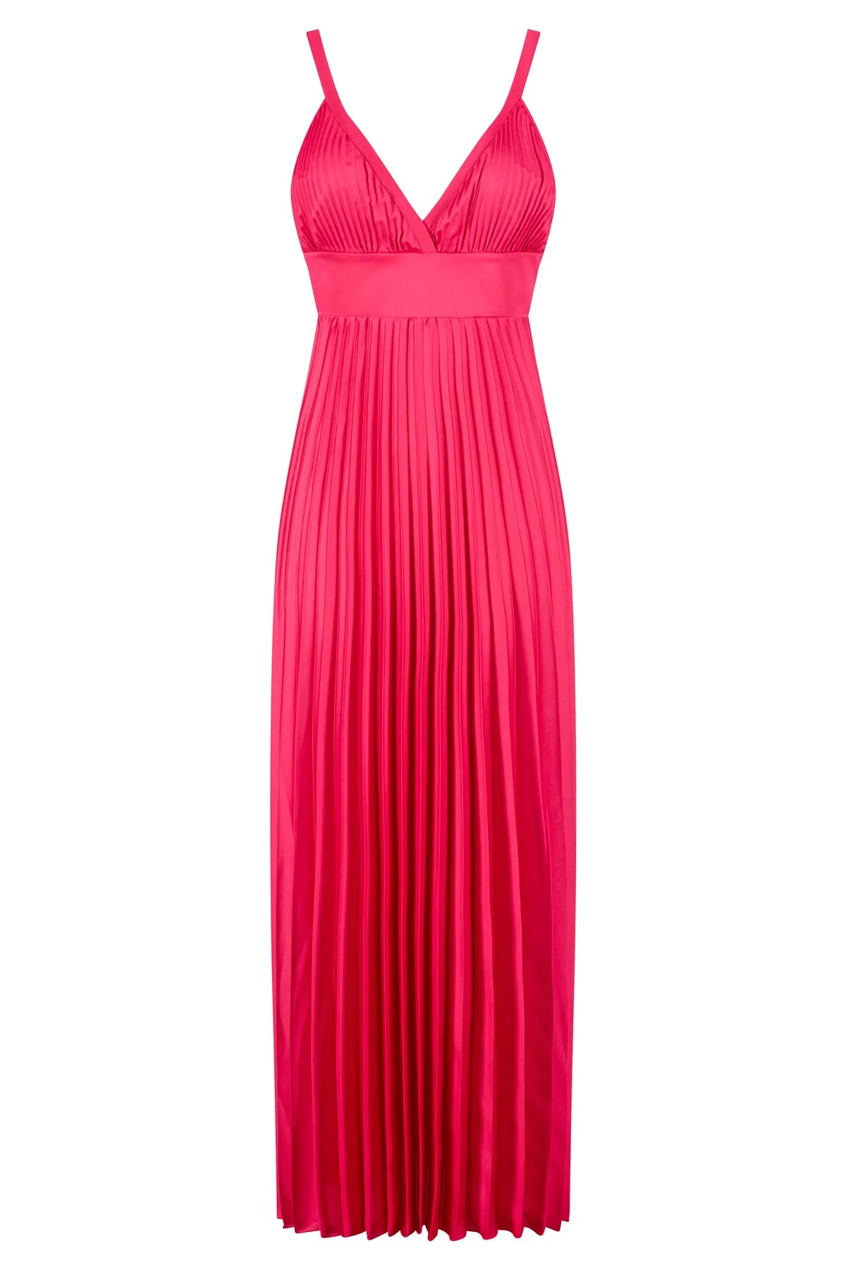 Abito in raso plissettato con fiocco Kaos