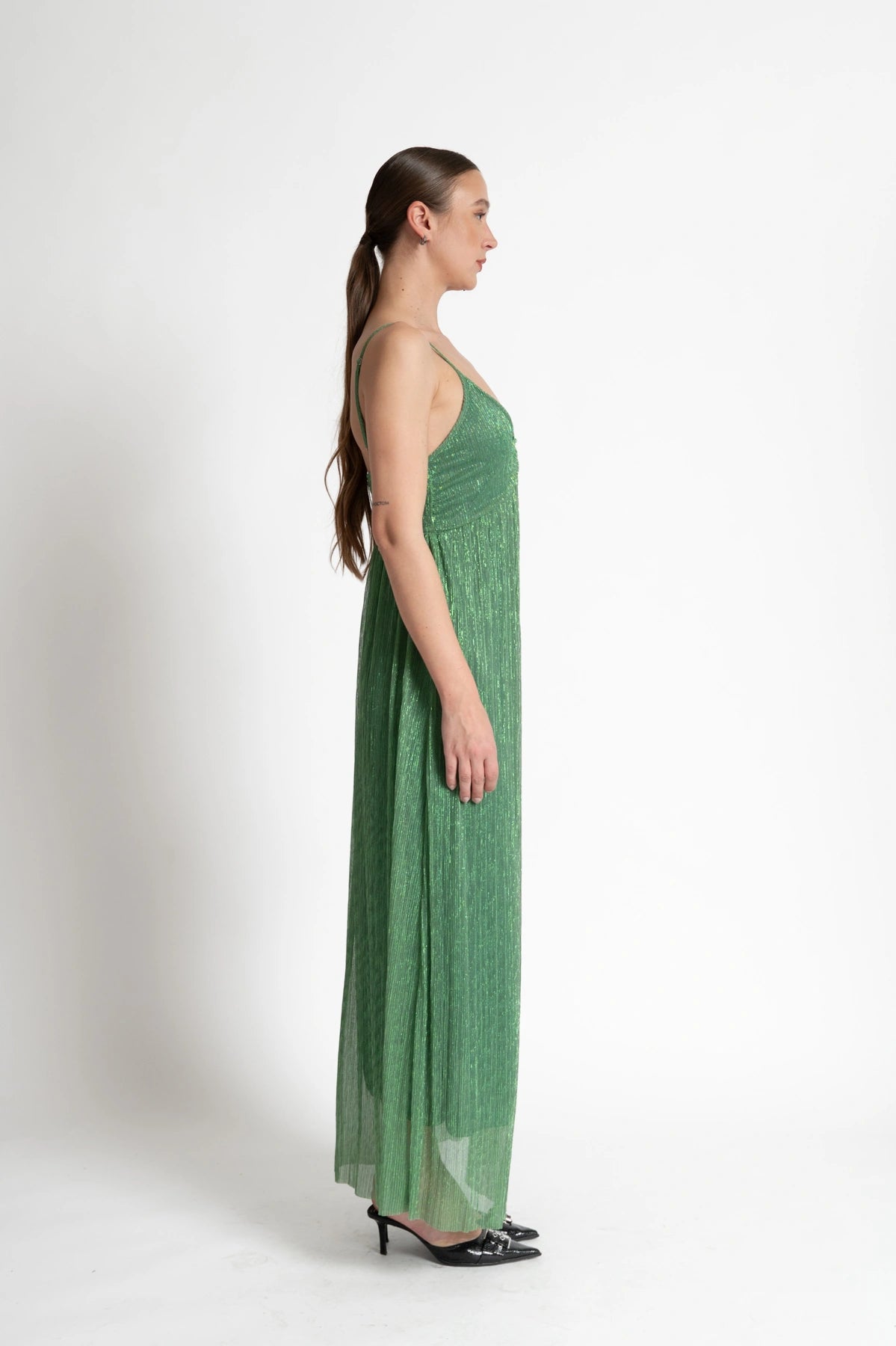 Abito lungo in lurex Kaos