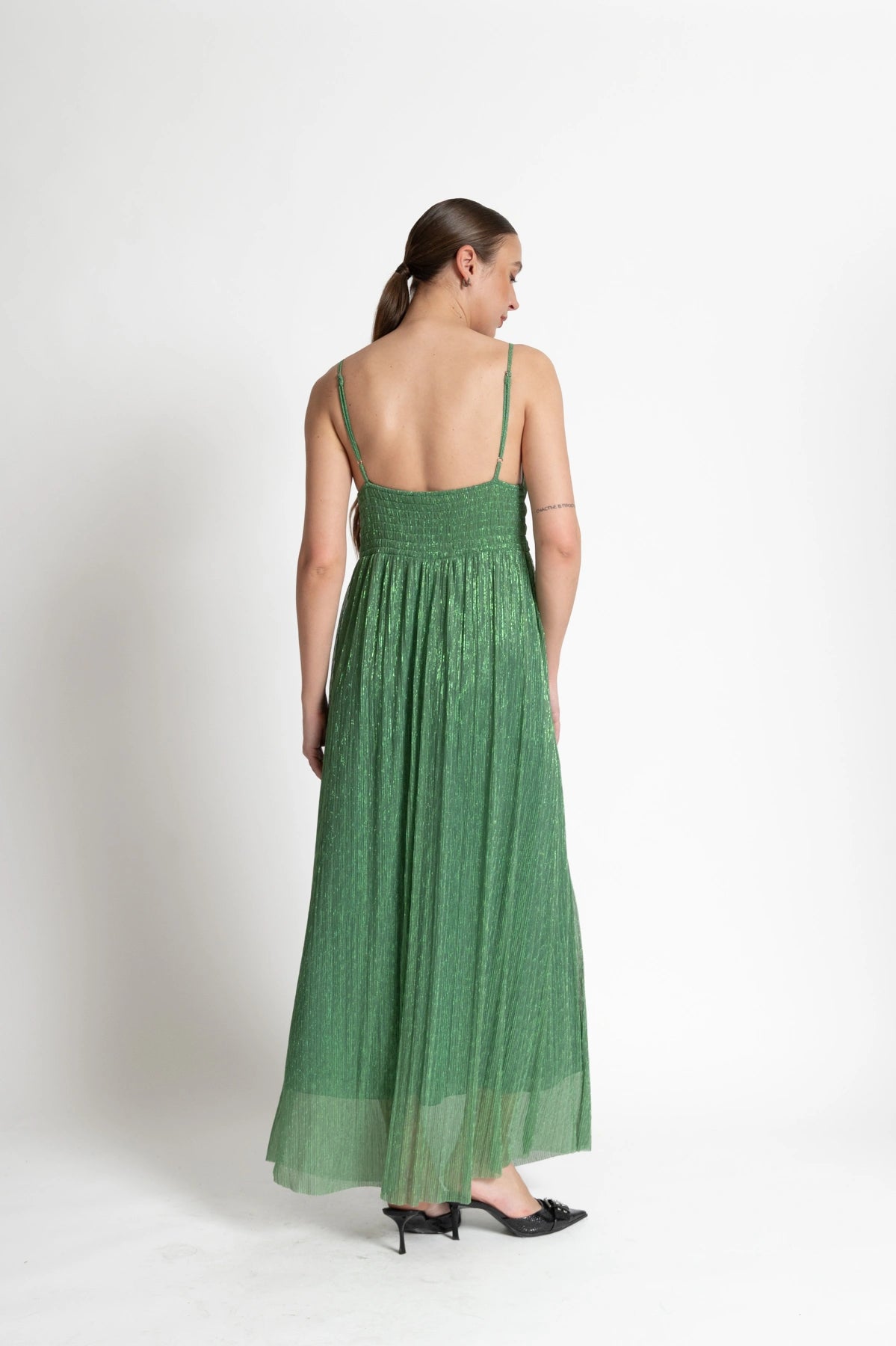 Abito lungo in lurex Kaos