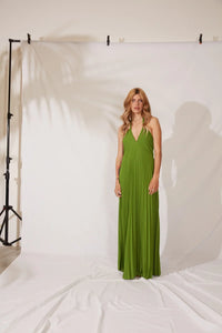 Abito plissé in georgette Kaos