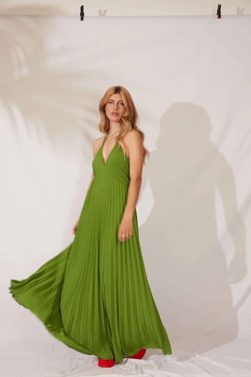 Abito plissé in georgette Kaos