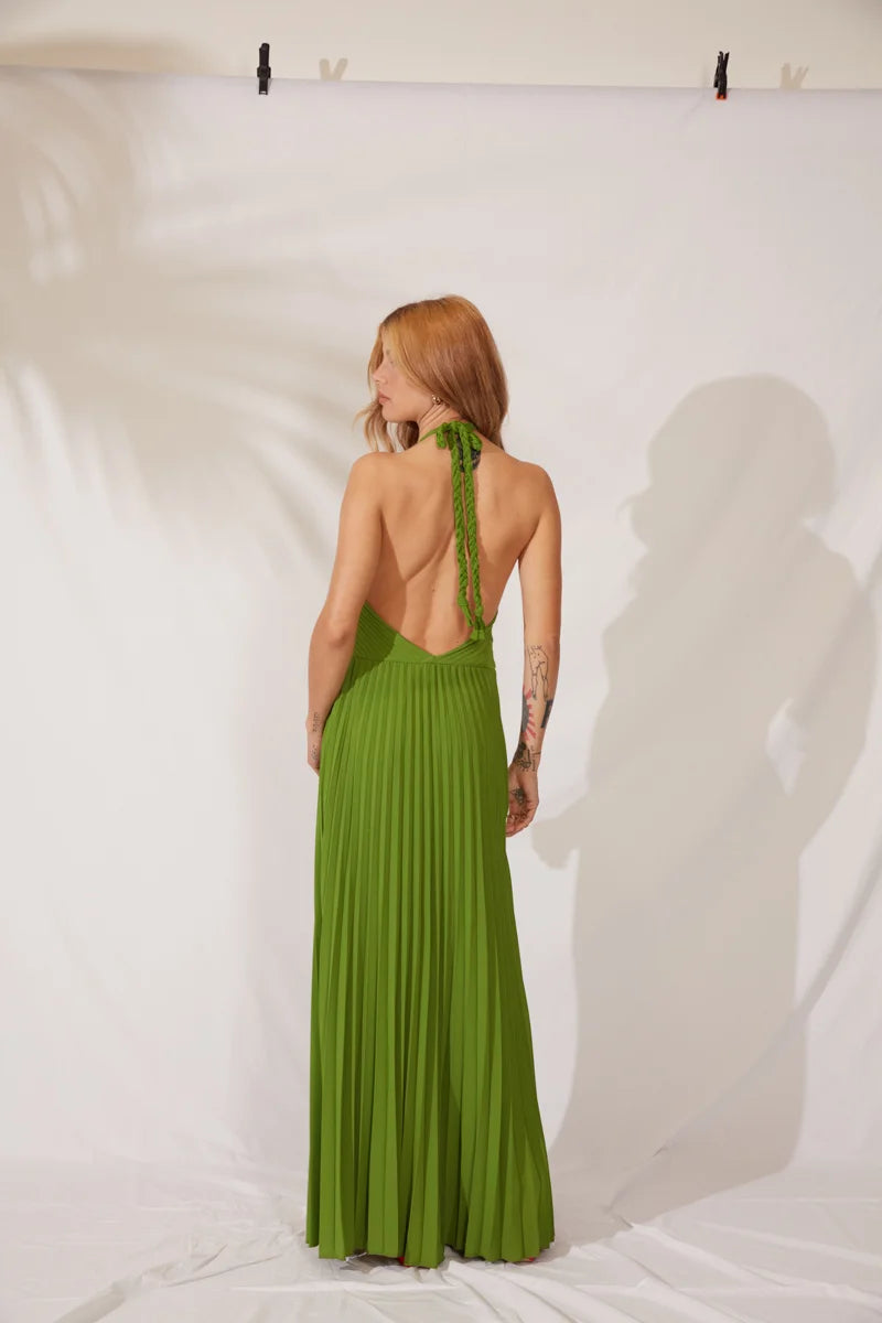 Abito plissé in georgette Kaos