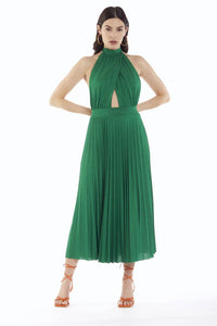 Abito plissé in lurex Kaos