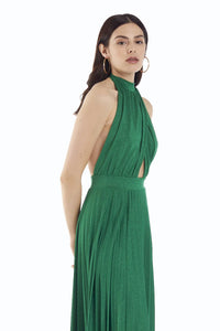 Abito plissé in lurex Kaos