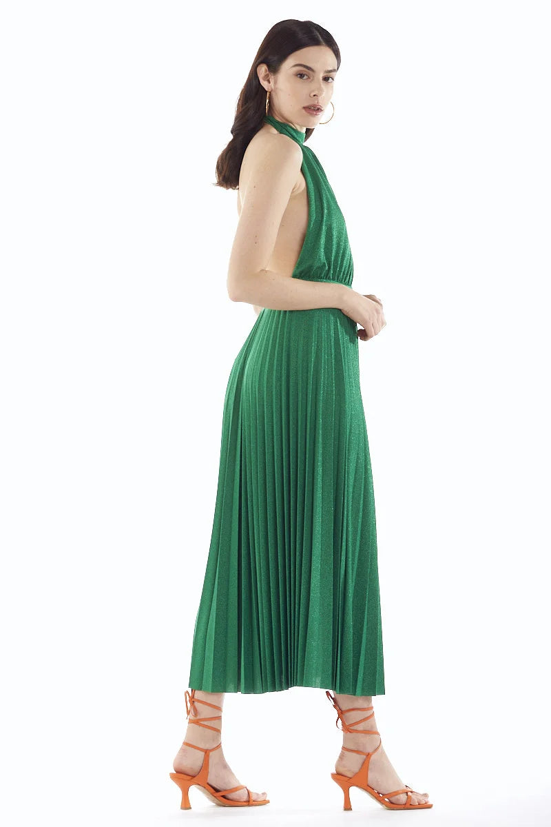 Abito plissé in lurex Kaos