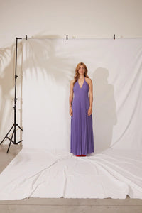 Abito plissé in georgette Kaos