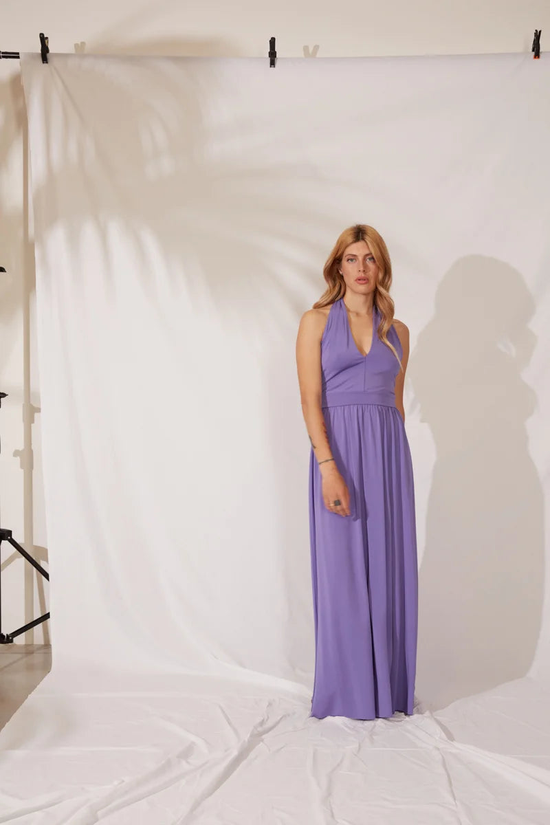 Abito scollo a v in jersey Kaos