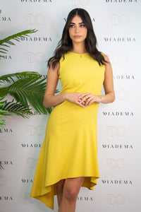 Abito midi asimmetrico Icona