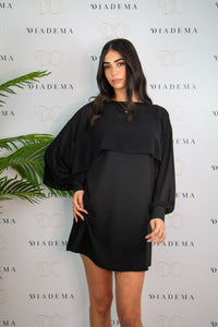 Abito corto con coprispalle Markup