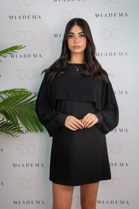 Abito corto con coprispalle Markup