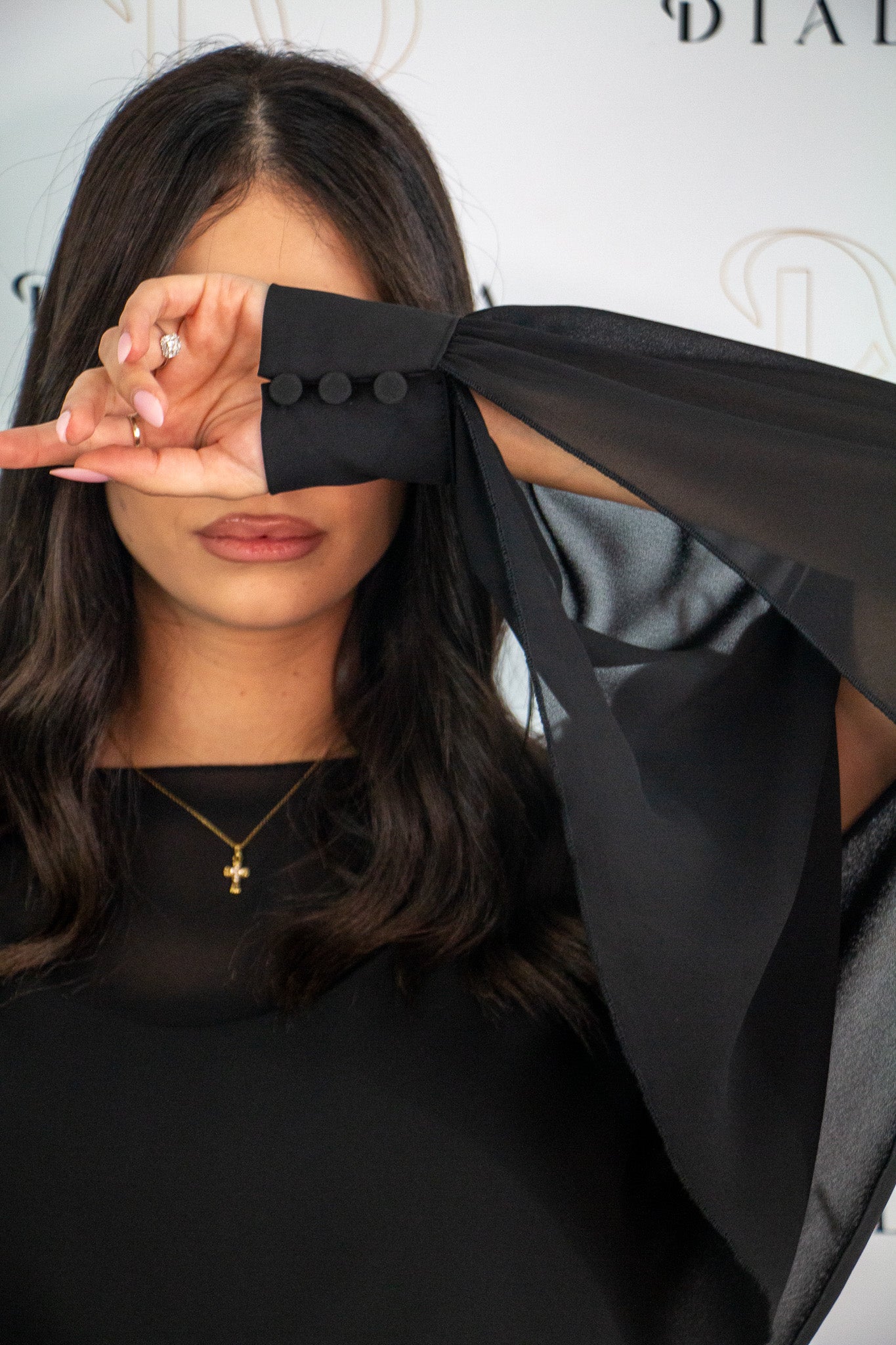 Abito corto con coprispalle Markup