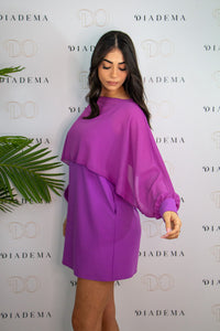 Abito corto con coprispalle Markup