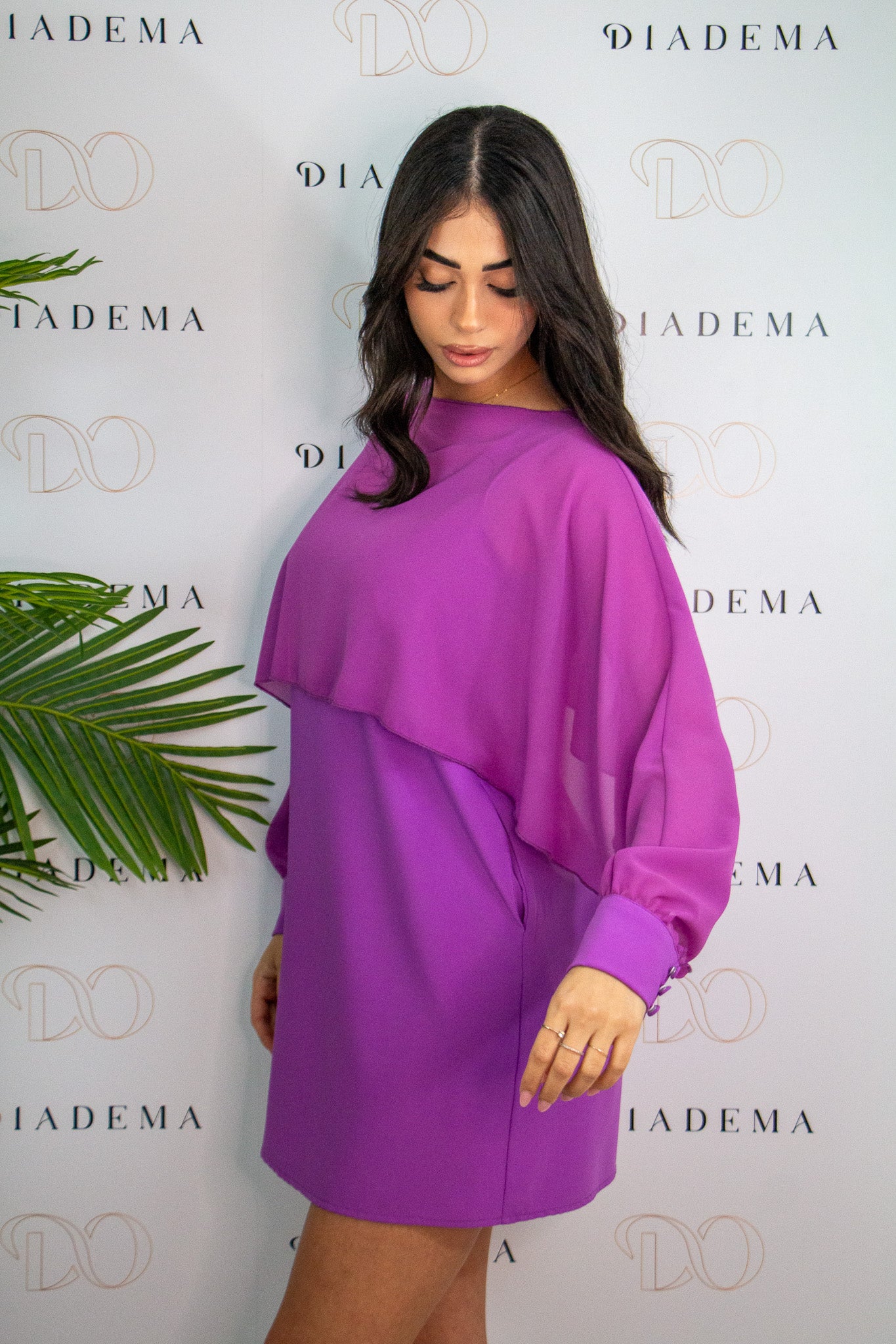 Abito corto con coprispalle Markup