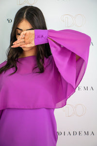 Abito corto con coprispalle Markup