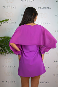 Abito corto con coprispalle Markup