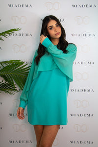 Abito corto con coprispalle Markup