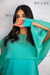 Abito corto con coprispalle Markup