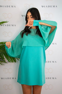 Abito corto con coprispalle Markup