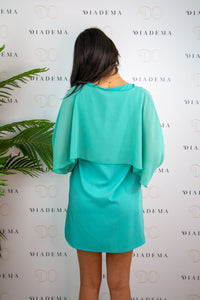 Abito corto con coprispalle Markup