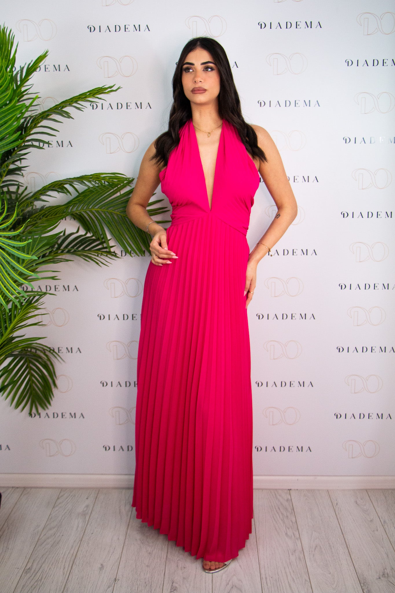 Abito lungo plissé Kaos