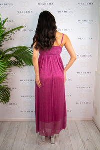 Abito lungo in lurex Kaos