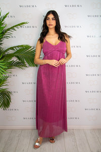 Abito lungo in lurex Kaos