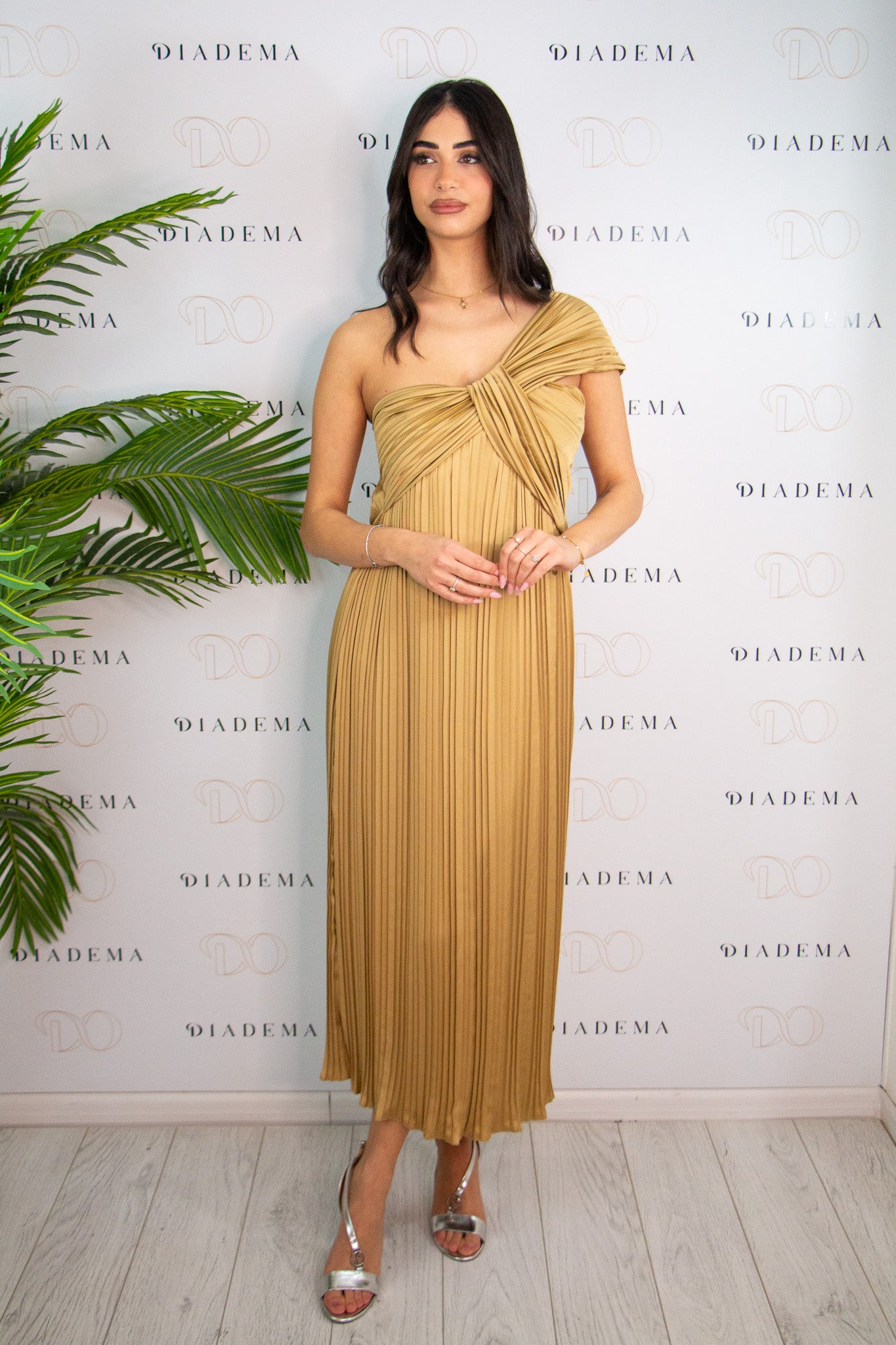 Abito Plissé monospalla