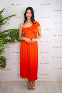 Abito Plissé monospalla