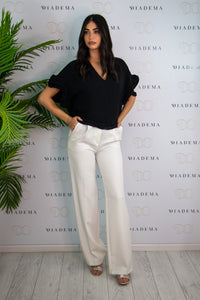 Blusa donna con rouches Kaos