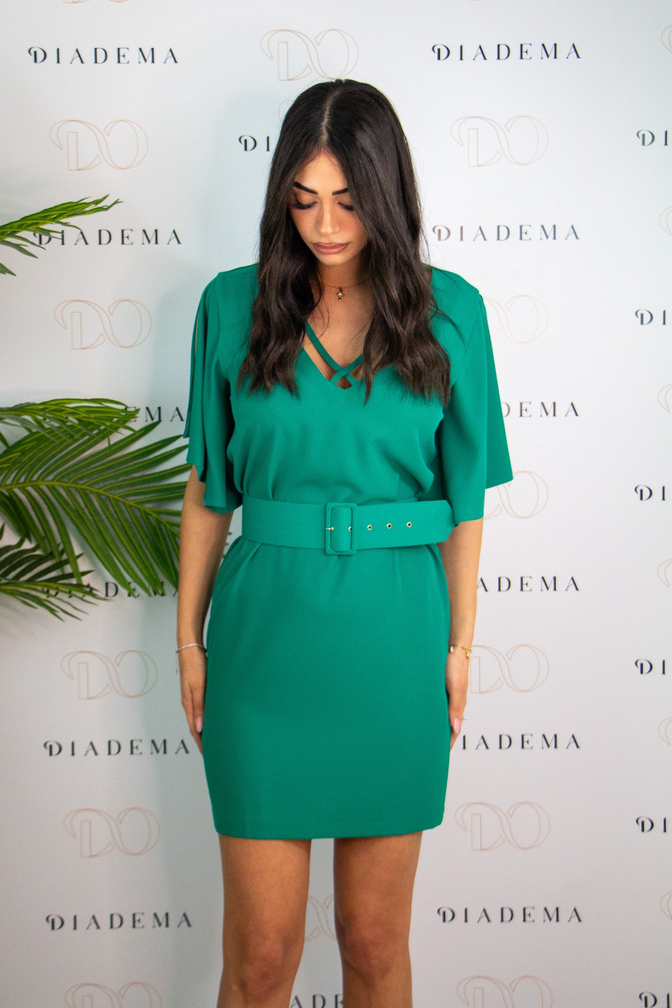 Abito corto con cinta Kaos