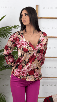 Blusa a fiori Kaos