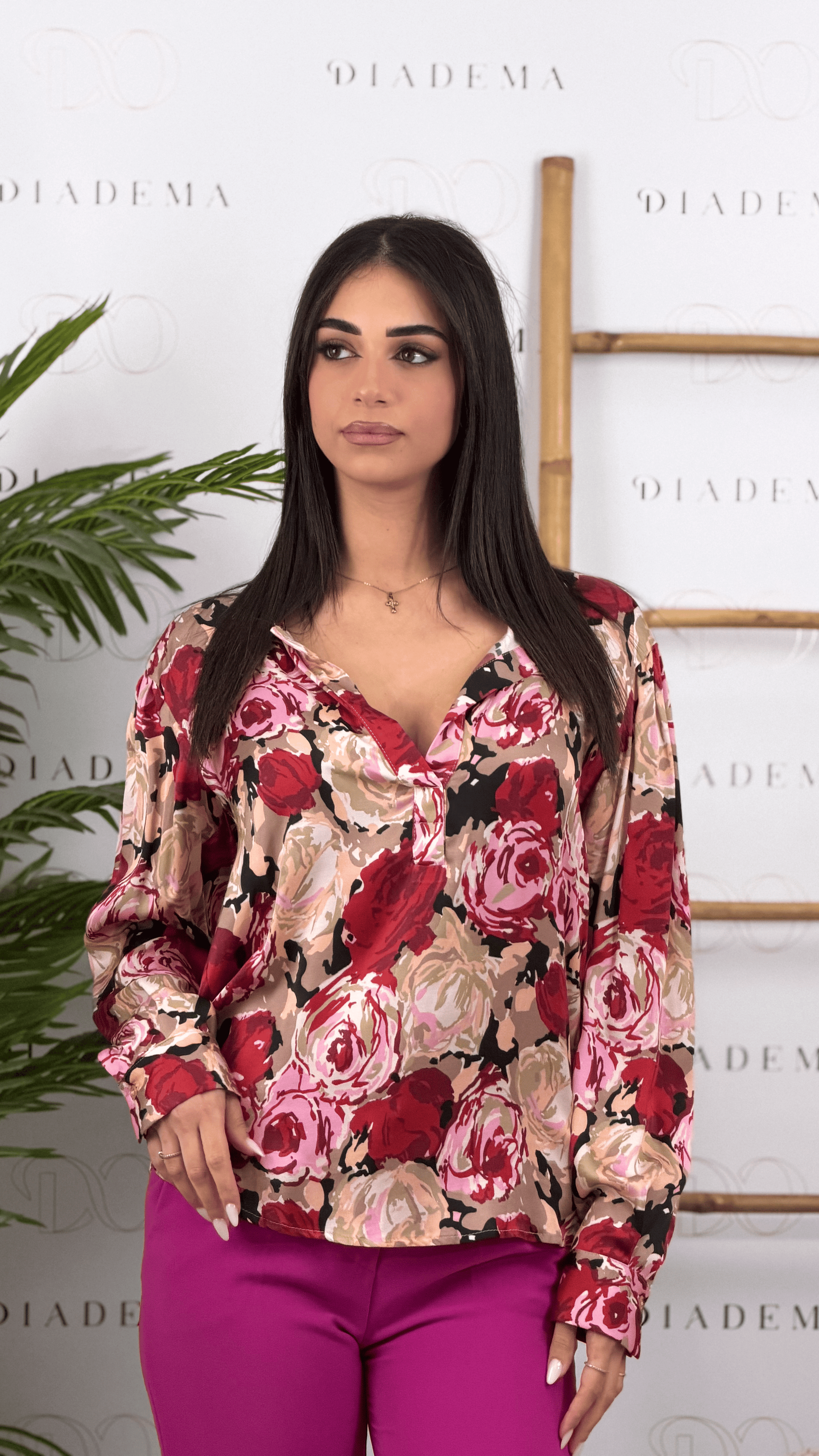 Blusa a fiori Kaos