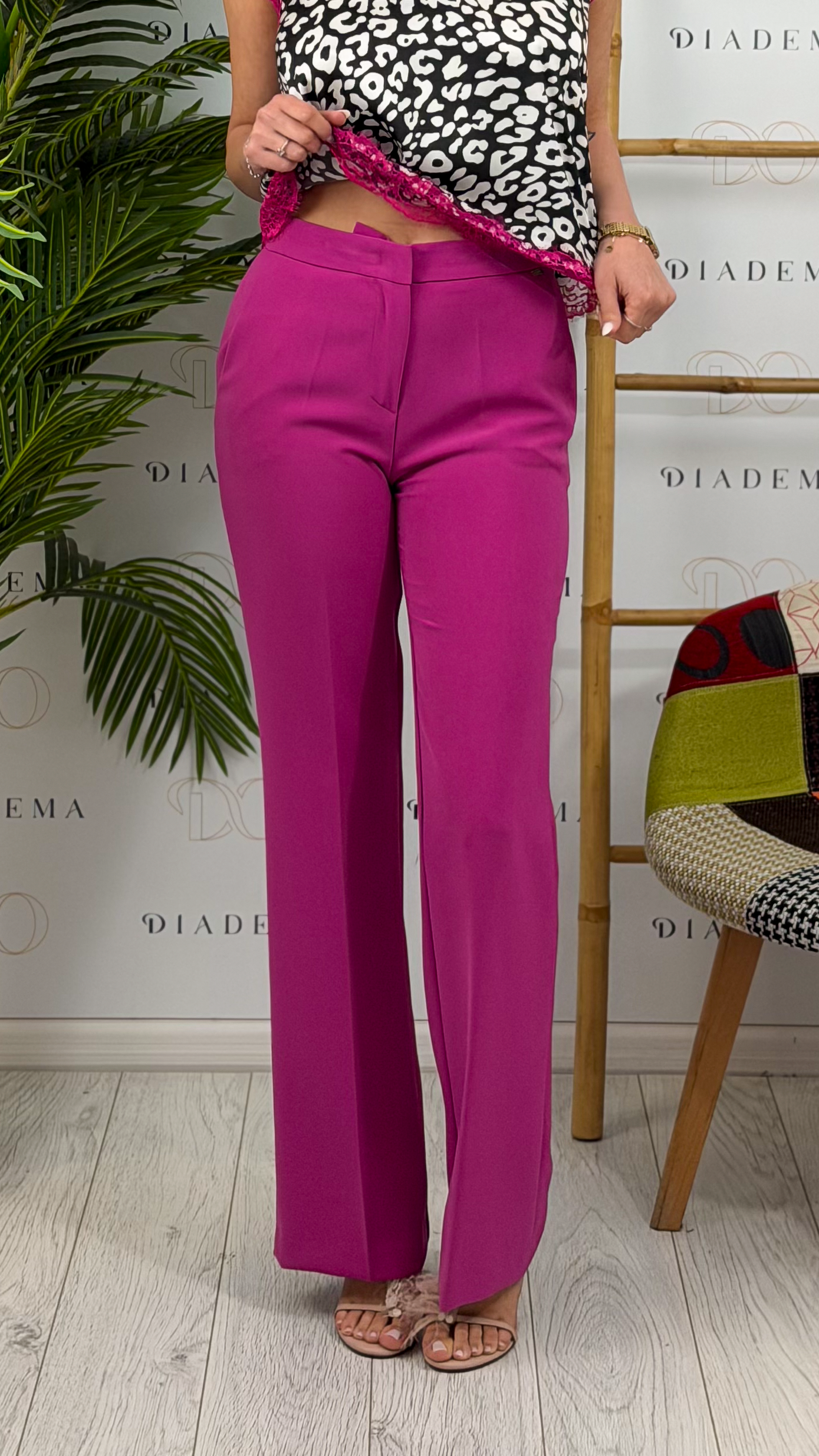Pantalone donna palazzo Kaos