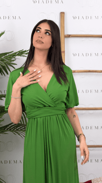 Abito lungo verde Kaos