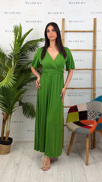 Abito lungo verde Kaos