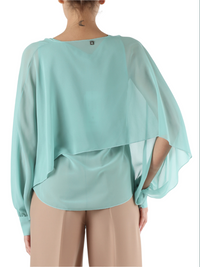 Blusa doppiata in georgette Markup