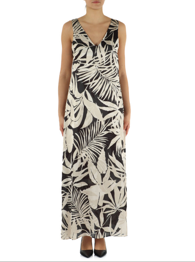 Abito lungo a fantasia Markup