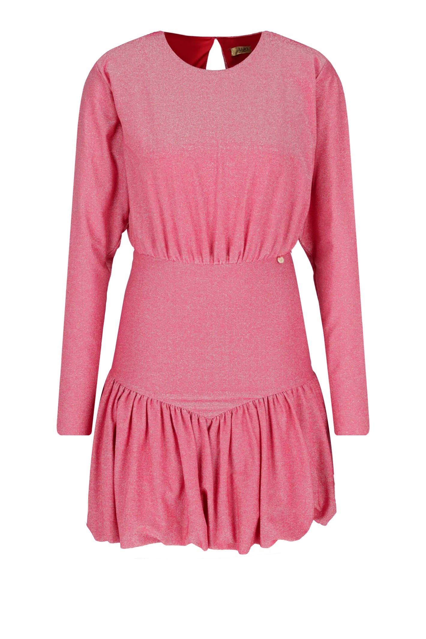 Minidress rosa a maniche lunghe Liu-Jo